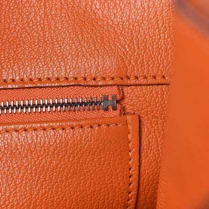 Hermes Taurillon Clemence Birkin 40 Orange 10 of 33