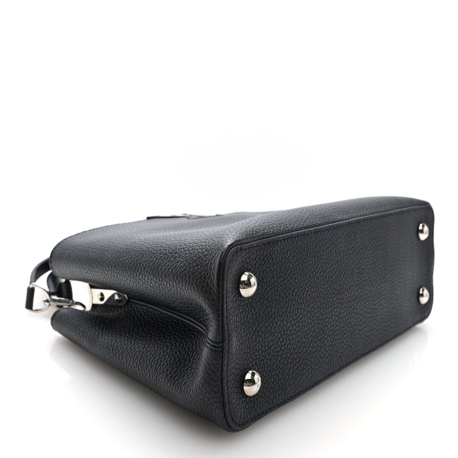 Louis Vuitton Taurillon Capucines PM Black 4 of 9