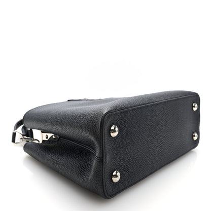 Louis Vuitton Taurillon Capucines PM Black 4 of 9