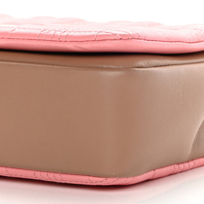 Burberry Lambskin Quilted Small Lola Bag Peony Camel 10 of 11