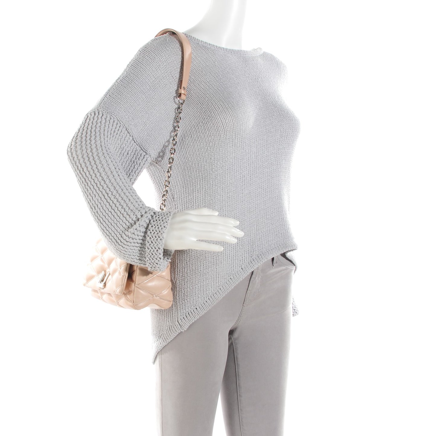 Lambskin Malletage GO-14 PM Champagne