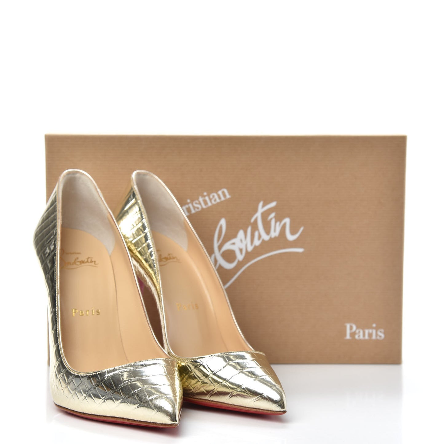 Metallo Cocco Pigalle Follies 100 Pumps 36.5 Platine