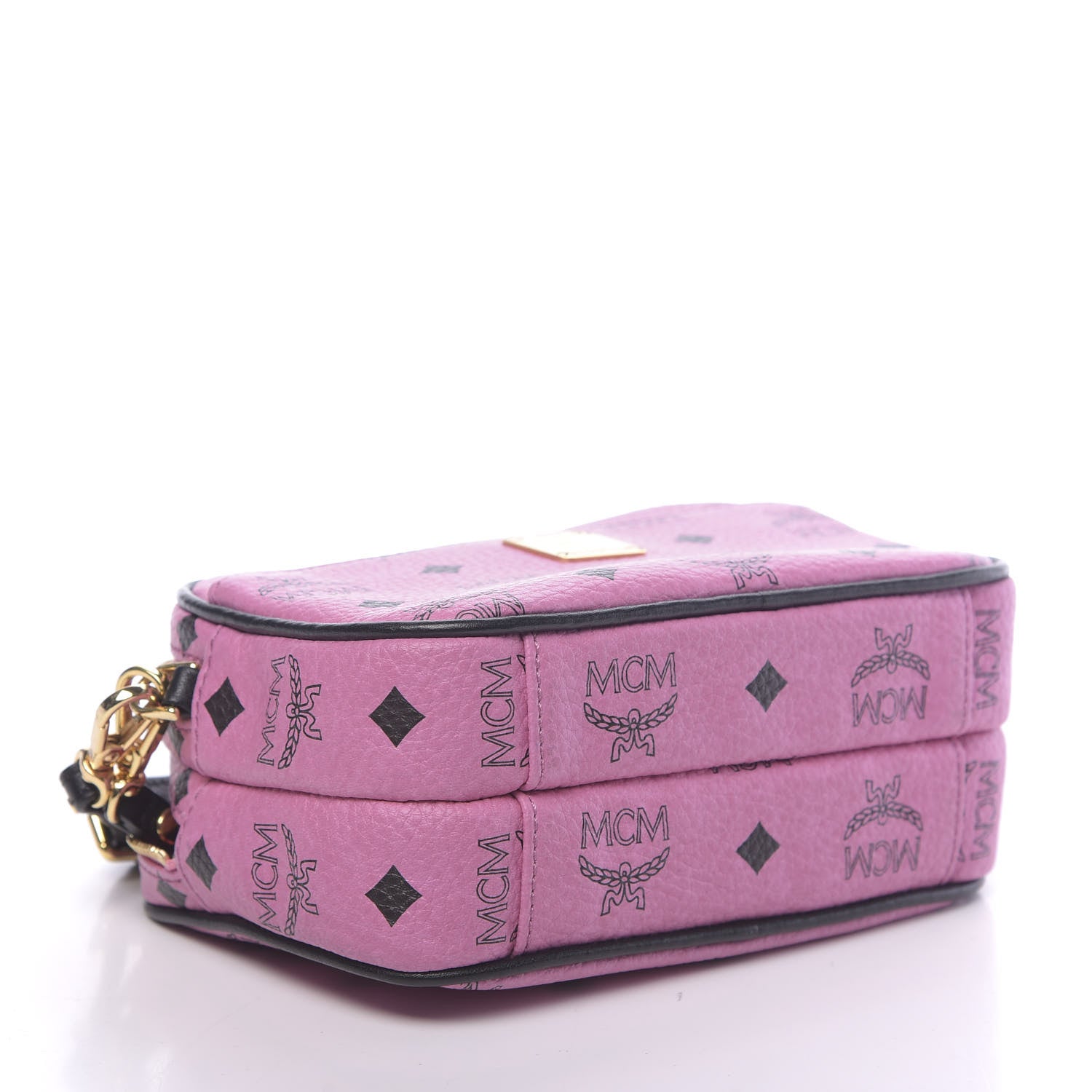MCM Visetos Mini Camera Crossbody Bag Pink 4 of 10