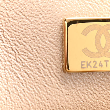 Chanel Metallic Goatskin Quilted Mini Rectangular Flap Gold 7 of 10
