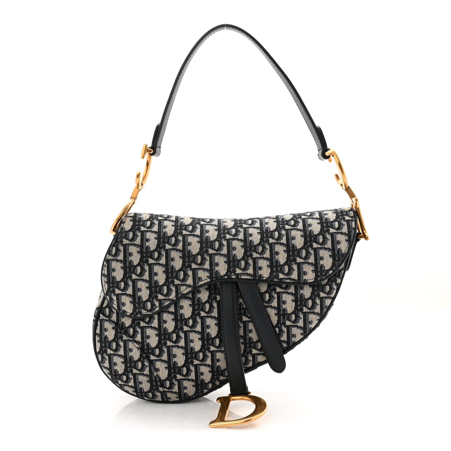 Oblique Saddle Bag Blue