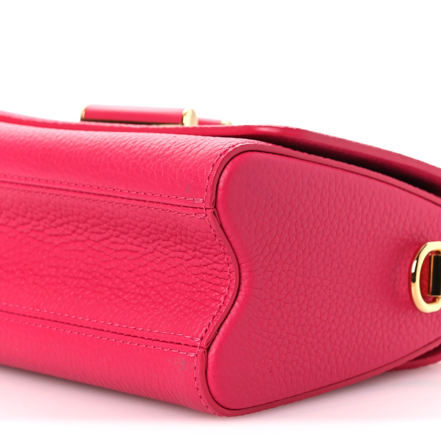 Louis Vuitton Taurillon Smooth Calfskin Scrunchie Twist One Handle PM Pondichery Pink 10 of 11