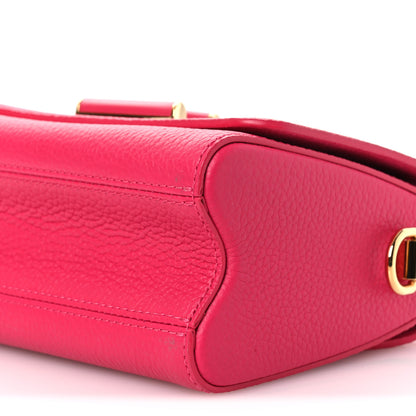 Louis Vuitton Taurillon Smooth Calfskin Scrunchie Twist One Handle PM Pondichery Pink 10 of 11