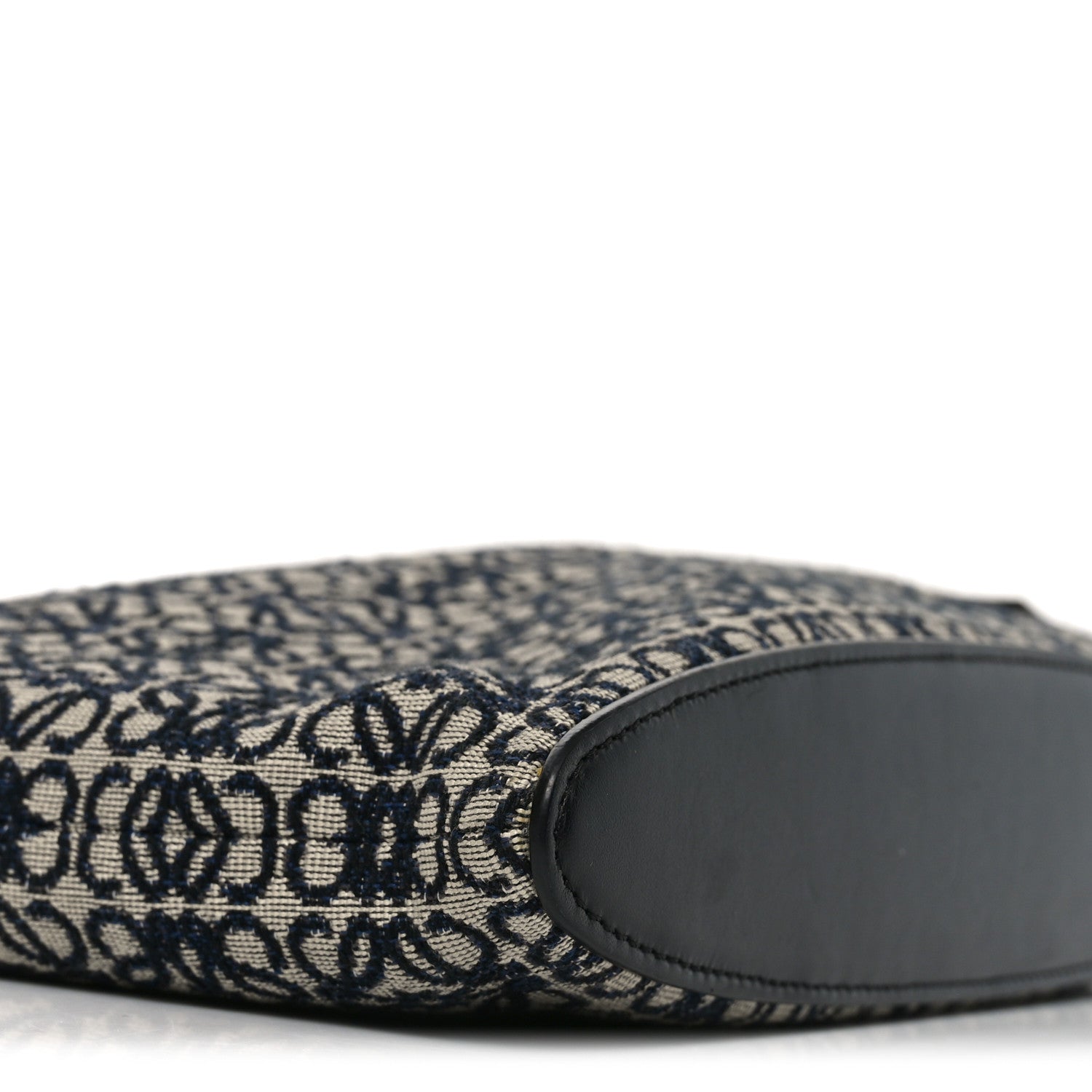 Loewe Jacquard Anagram Calfskin Pouch Blue Beige 8 of 9