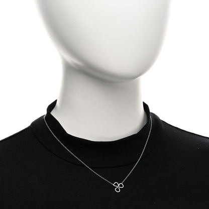 Tiffany Platinum Diamond Mini Paper Flowers Pendant Necklace 2 of 5