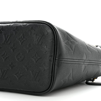 Louis Vuitton Empreinte Monogram Giant Neverfull MM Black 10 of 11