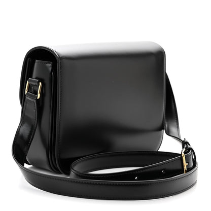 Celine Shiny Calfskin Medium Triomphe Black 3 of 11