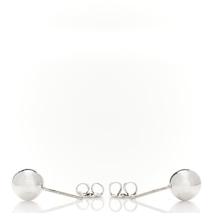 Tiffany Sterling Silver 8mm HardWear Ball Earrings 3 of 4