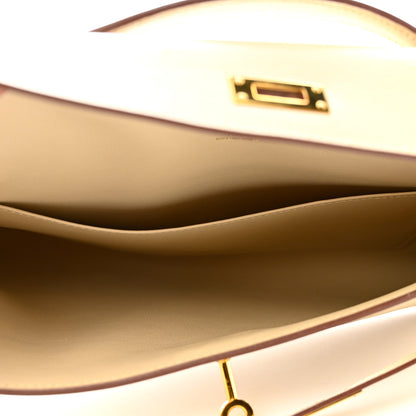 Hermes Swift Kelly Longue Clutch Pochette Parchemin 5 of 7