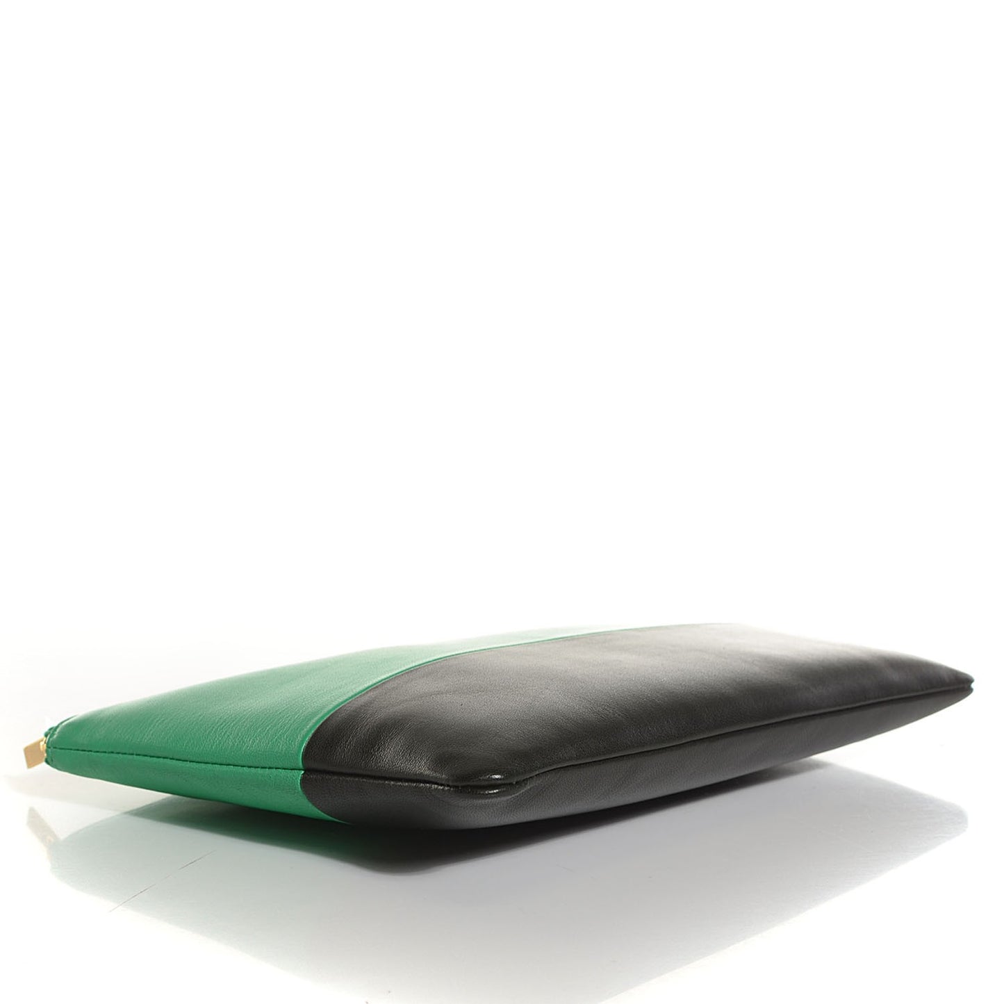 Lambskin Bi-Color Solo Clutch Pouch Palm