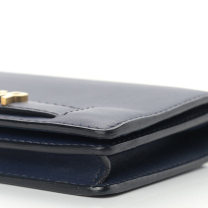 Christian Dior Calfskin J'Adior Wallet on Chain Pouch Navy Blue 10 of 13