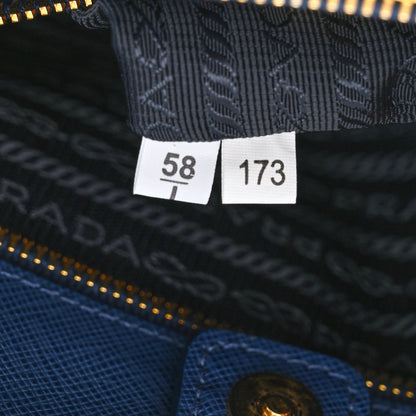 Prada Saffiano Medium Galleria Double Zip Tote Bluette 8 of 14