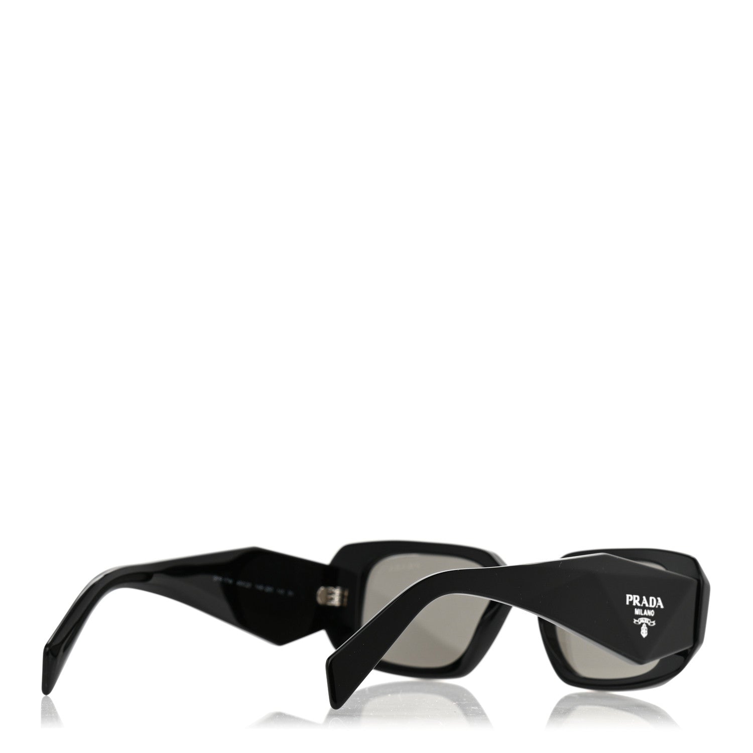 Prada Acetate Symbole Sunglasses SPR 17W Black 3 of 6