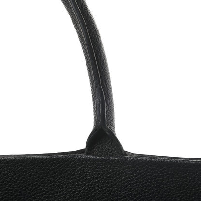 Saint Laurent Grained Calfskin Medium Cabas Rive Gauche Black 14 of 17
