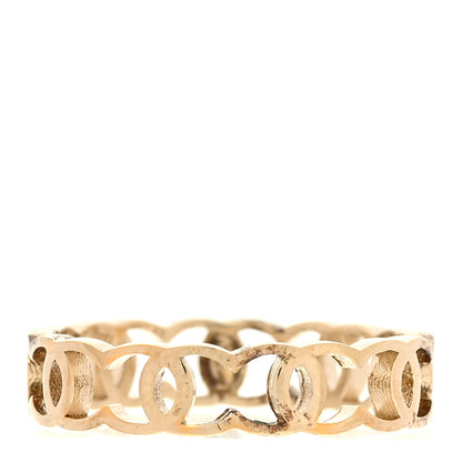 Chanel Metal CC Ring 50 5.5 Gold 1 of 5