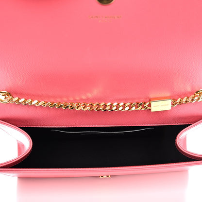 Saint Laurent Grain De Poudre Medium Classic Monogram Kate Satchel Rose Clair 5 of 13