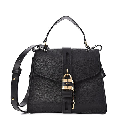 Chloe Grained Calfskin Medium Aby Day Shoulder Bag Black 1 of 14