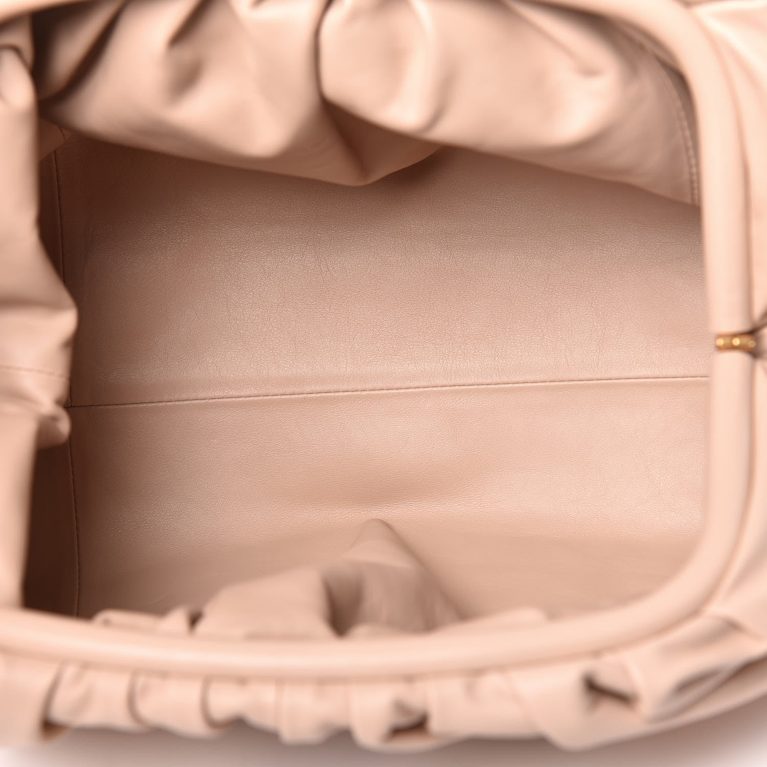 Bottega Veneta Smooth Butter Calf The Pouch Oversized Clutch Nude 5 of 9