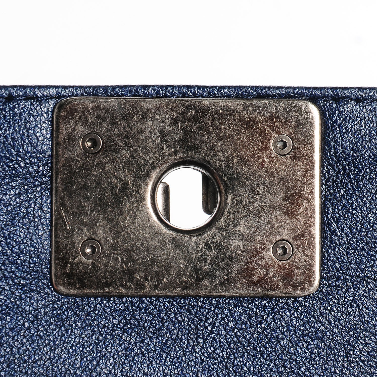 Chanel Calfskin Quilted Small Boy Flap Blue 6 of 9