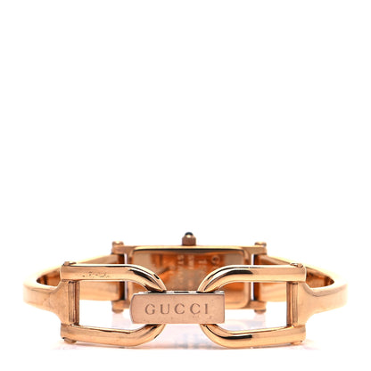 Gucci Stainless Steel Mother of Pearl 12mm 1500L Horsebit Quartz Watch 6 of 8