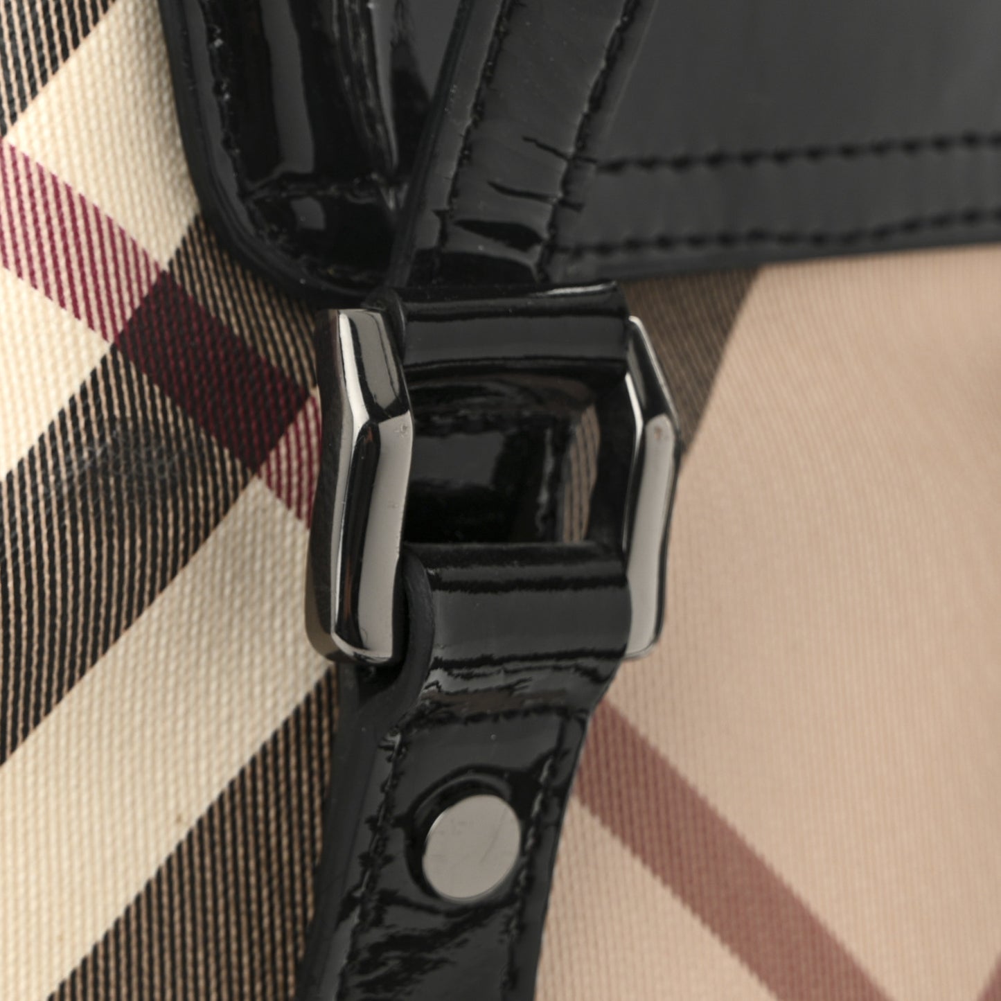 Patent Nova Check Backpack Black