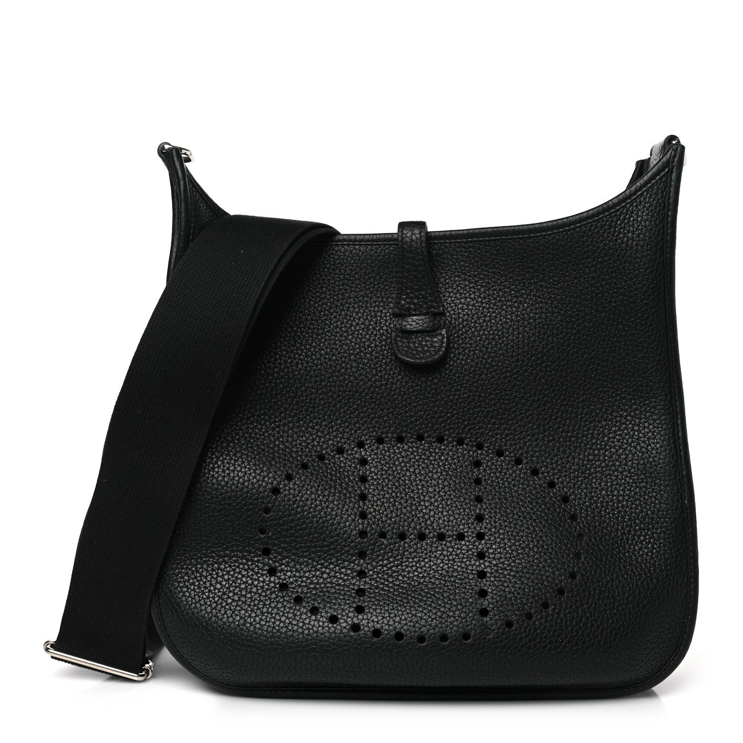 Hermes Taurillon Clemence Evelyne III PM Black 1 of 9