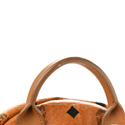 MCM Visetos Studded Small Stark M Backpack Cognac 6 of 11