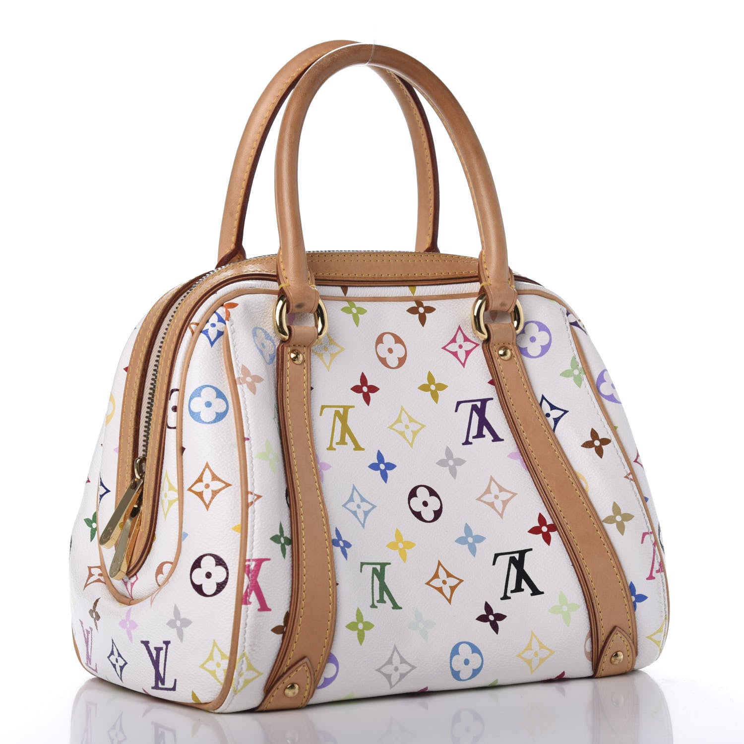 Louis Vuitton Monogram Multicolor Priscilla White 2 of 9
