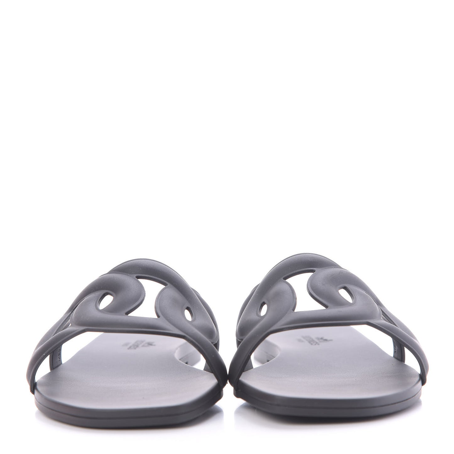 Rubber Aloha Sandals 36 Black