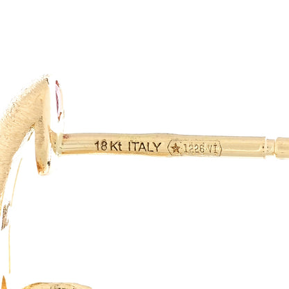 Roberto Coin 18K Yellow Gold Duchessa Diamond Doorknocker Drop Earrings 5 of 5