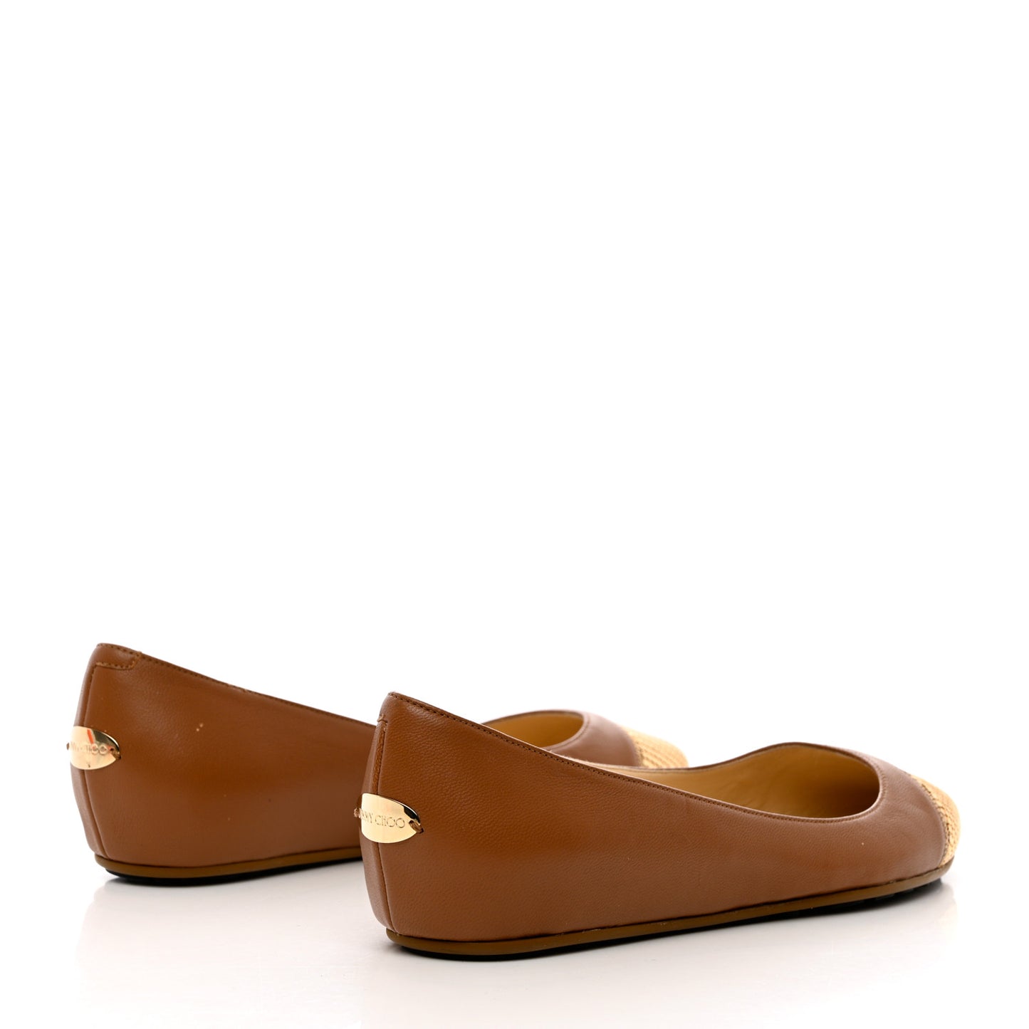 Nappa Metal Mesh Waine Ballet Flats 38 Canyon Gold