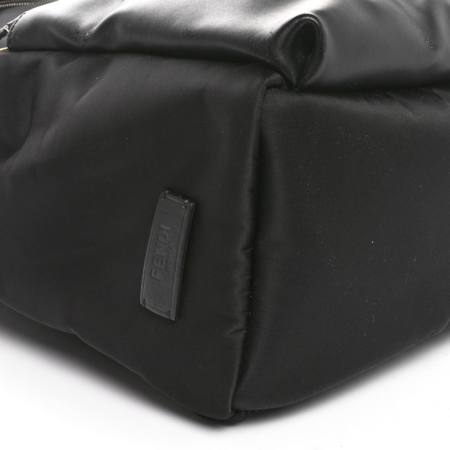 Nylon Vitello Liberty Vitello Dolce Monster Eyes Rounded Backpack Black Sunflower