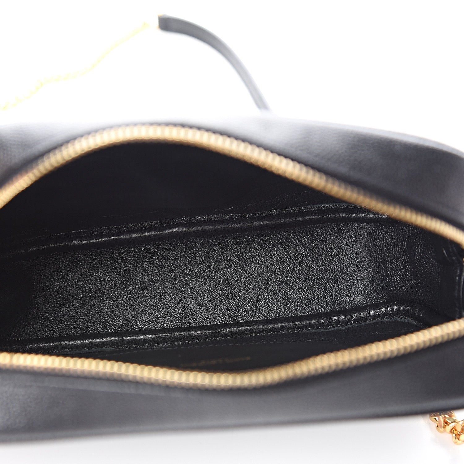 Saint Laurent Grain De Poudre Matelasse Monogram Mini Lou Camera Bag Black 4 of 9