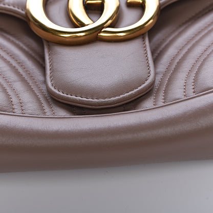 Gucci Calfskin Matelasse Medium GG Marmont Shoulder Bag Porcelain Rose 11 of 11