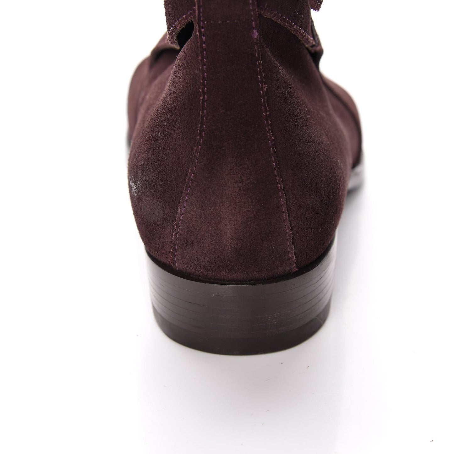 Suede Soho Calfskin Ankle Boots 40 Deep Blood