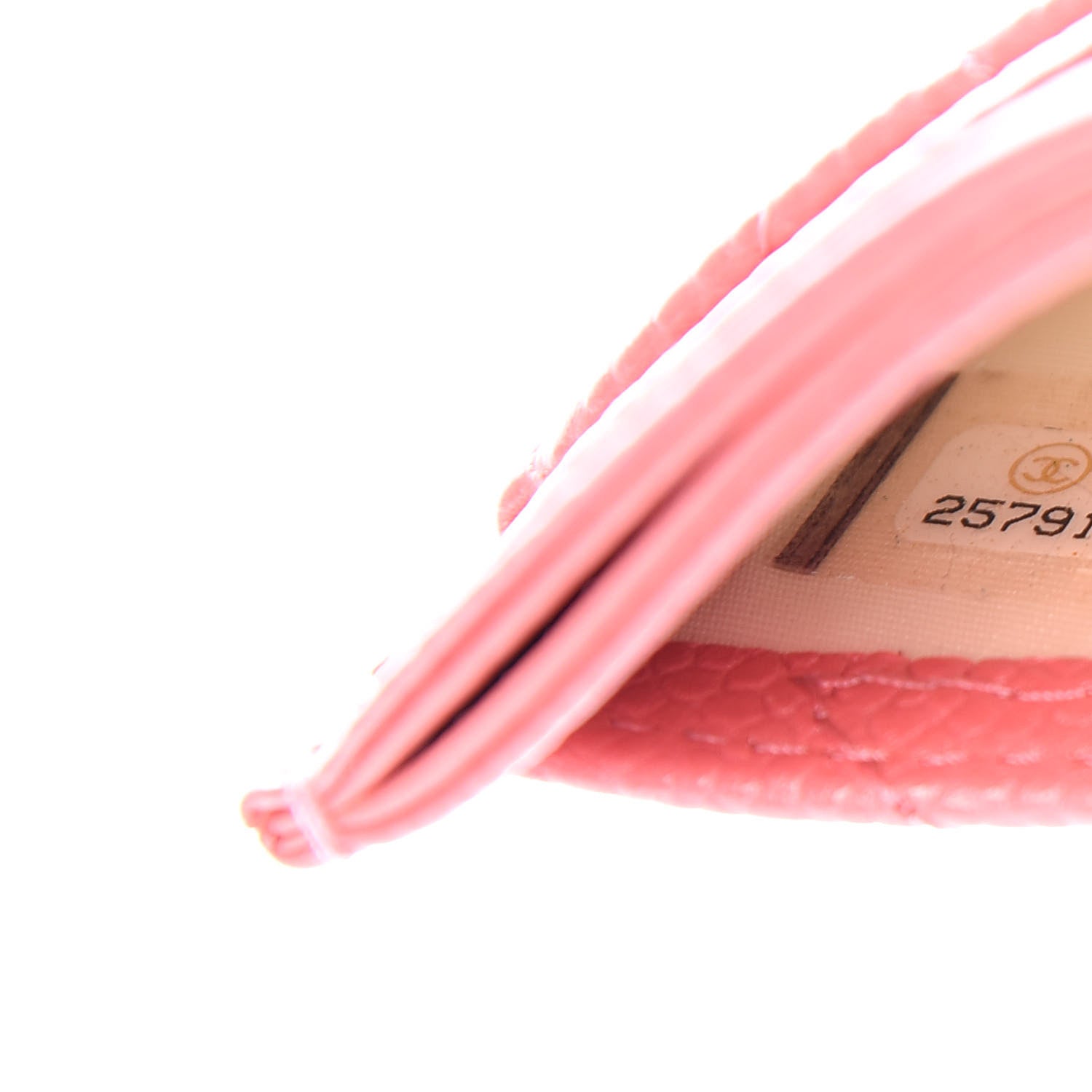 Chanel Iridescent Caviar Quilted Card Holder Pink 7 of 8