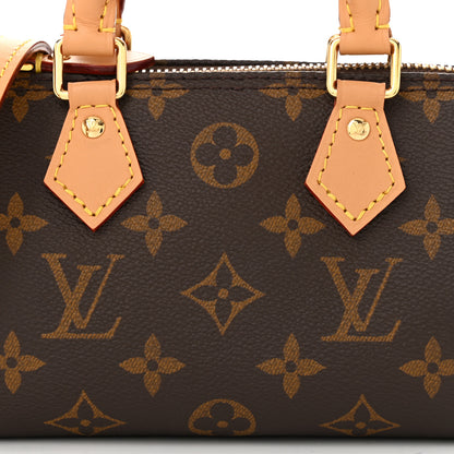 Louis Vuitton Monogram Nano Speedy Bandouliere 8 of 11