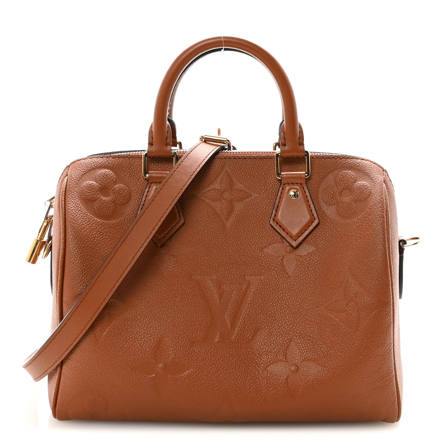 Empreinte Monogram Giant Speedy Bandouliere 25 Cognac