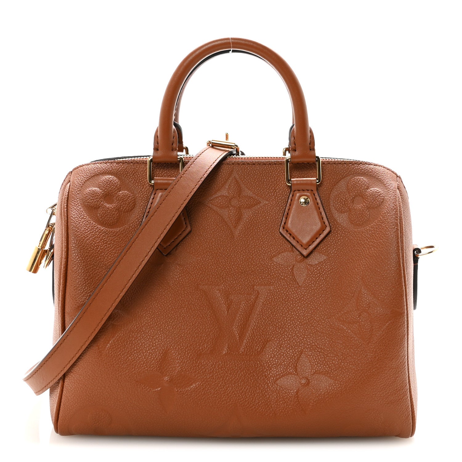 Louis Vuitton Empreinte Monogram Giant Speedy Bandouliere 25 Cognac 1 of 9