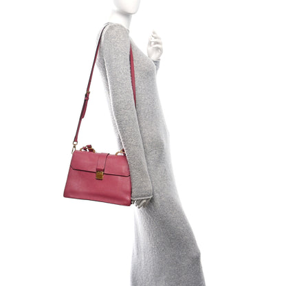 Miu Miu Goatskin Madras Top Handle Bag Bruyere 2 of 9