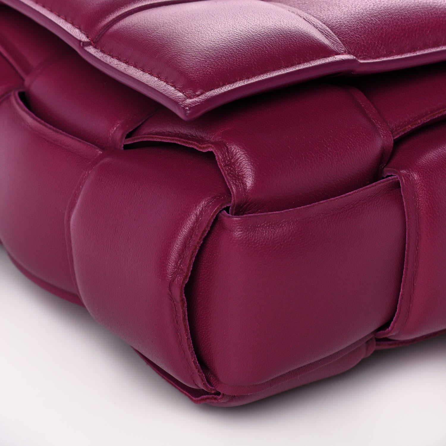 Bottega Veneta Nappa Maxi Intreccio Padded Cassette Crossbody Bag Cinnabar 9 of 10