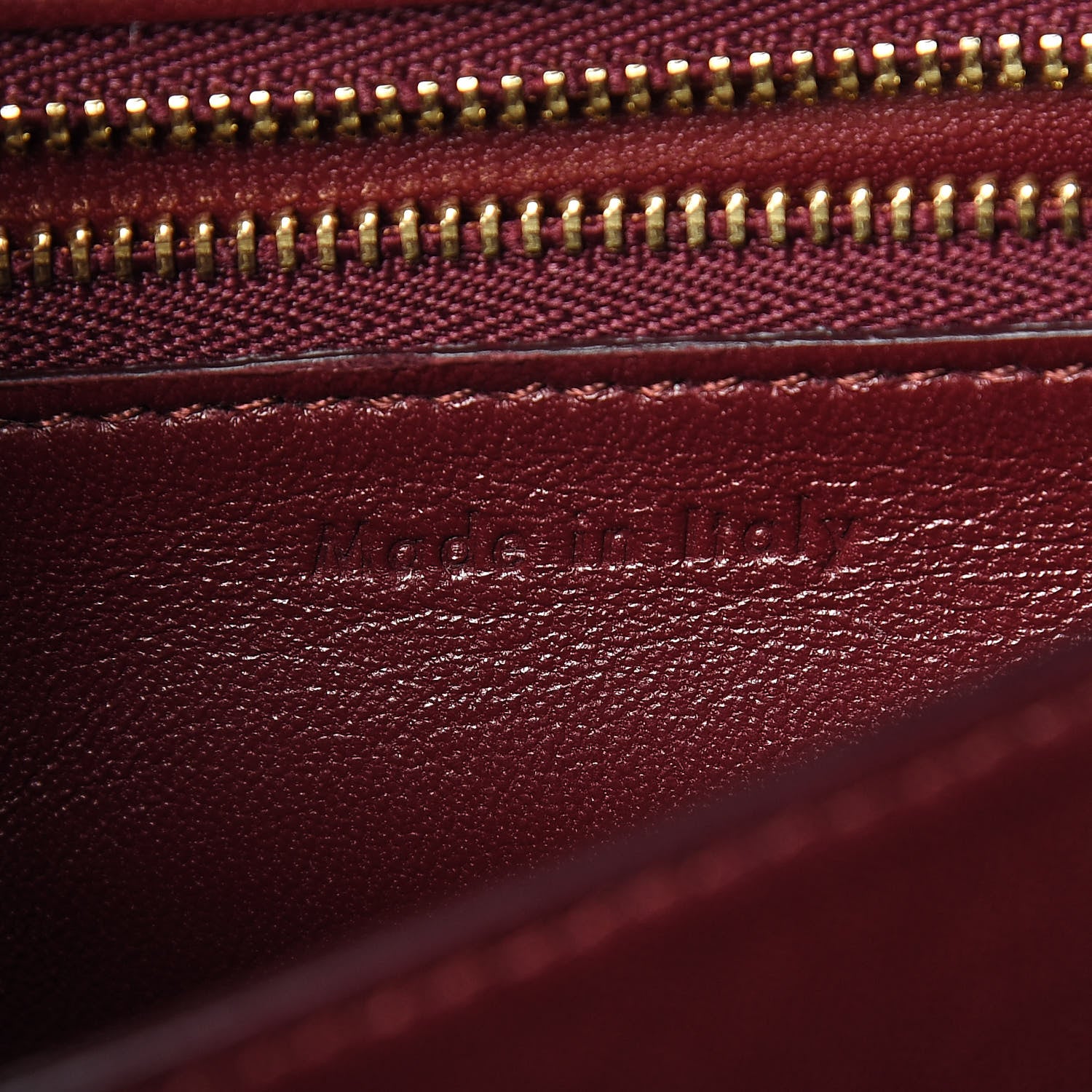 Celine Box Calfskin Small Classic Box Flap Bag Burgundy 7 of 10