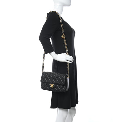 Chanel Caviar Quilted Chain Soul Flap Black 2 of 11