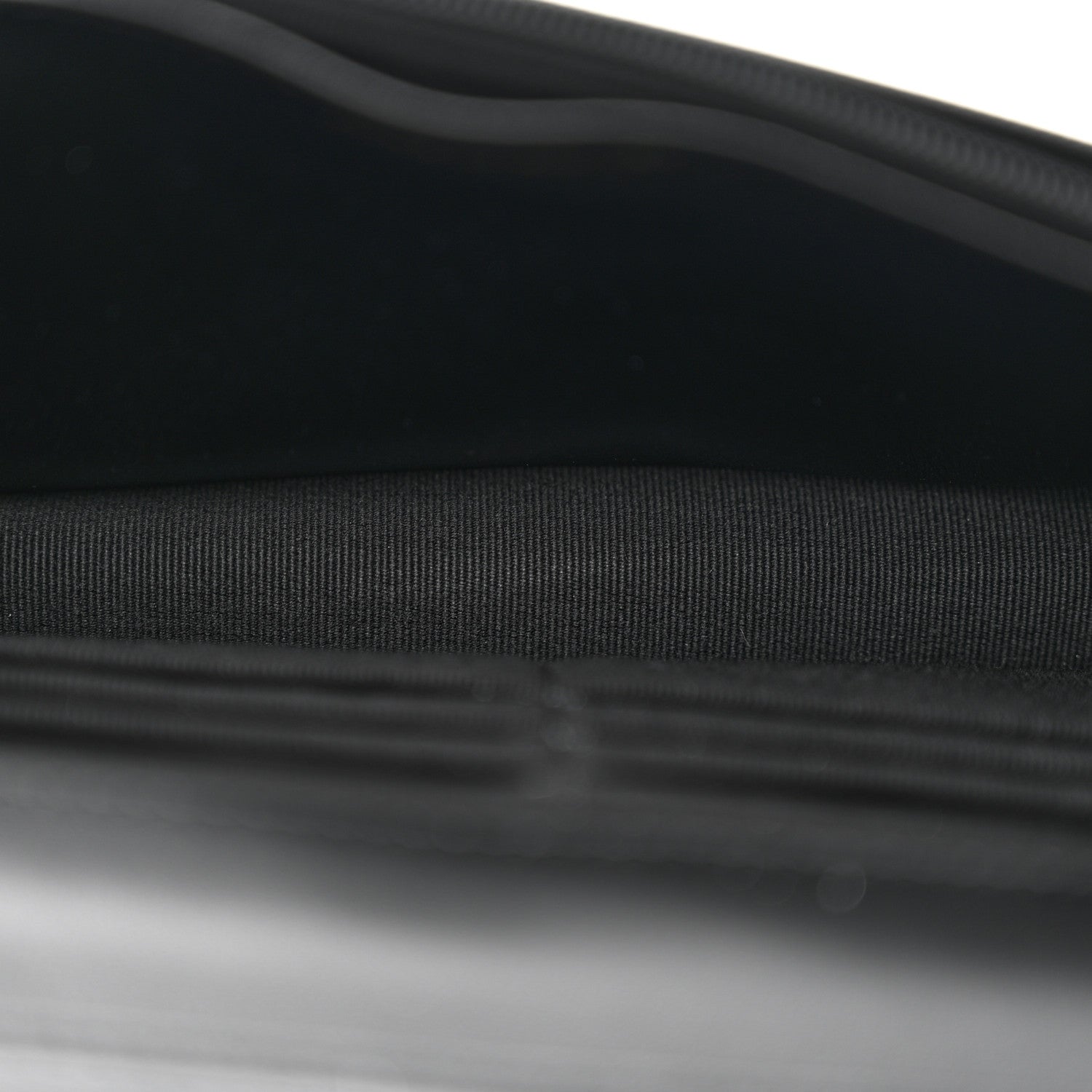 Chanel Lambskin Quilted Enamel Wallet On Chain WOC Black 6 of 12