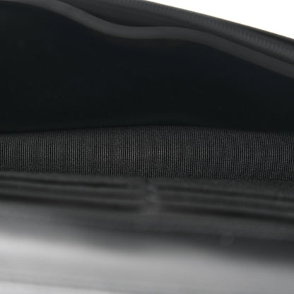 Chanel Lambskin Quilted Enamel Wallet On Chain WOC Black 6 of 12