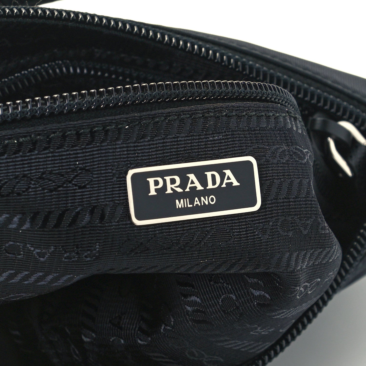 Prada Re-Nylon Vela Pouch Black 6 of 11